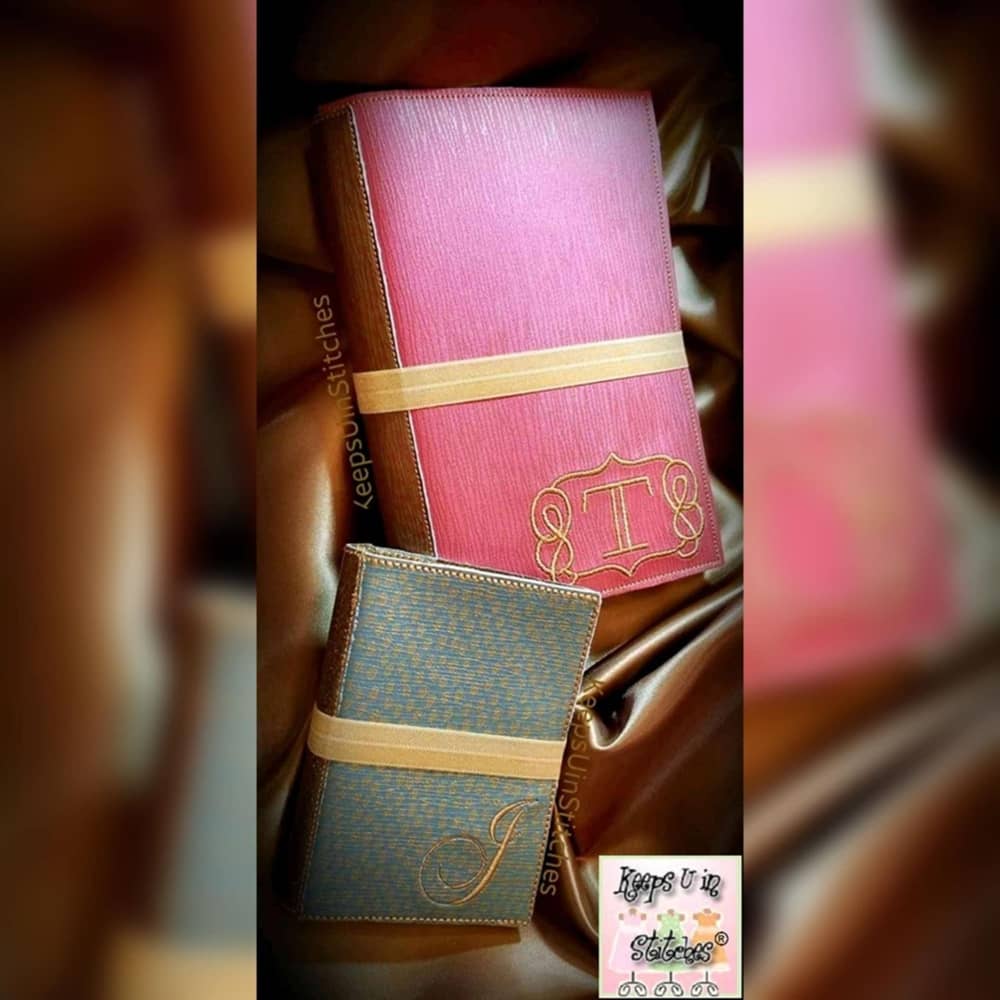 KUiS Custom Embroidered Monogram Journal - Two Sizes Available
