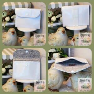 Keeps U in Stitches® Custom Handmade Belt Card Wallet for Ladies!