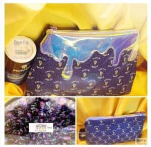 Keeps U in Stitches® Custom Handmade Cosmetics | MakeUp | Toiletry | Travel Bag - Don't Be Salty with  NAUGHTY Lining!