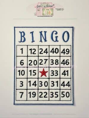 KUiS Exclusive Custom Handmade Felt Embroidered Number Bingo!
